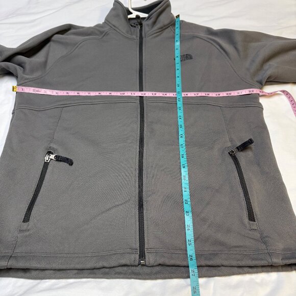 The North Face TKA Stealth Jacket Men’s L Gray Full-Zip Fleece EUC - Picture 12 of 14